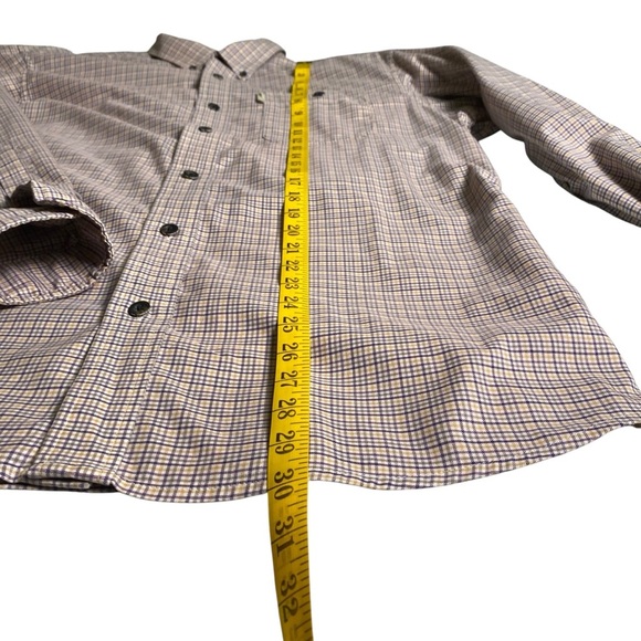 Bob Timberlake Purple White and Gold Long Sleeve Button Down, L - Picture 4 of 8